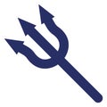 Devil trident Isolated Vector icon which can easily modify or edit Royalty Free Stock Photo