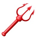 Devil Trident Pitchfork Cartoon Pitch Fork Royalty Free Stock Photo