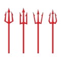 Devil Trident Vector Royalty Free Stock Photo