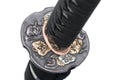 Devil Tsuba : handguard of Japanese sword made of copper