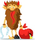Devil - Vector Illustration Isolated on White Background Royalty Free Stock Photo