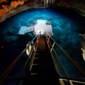 Devil's Den prehistoric spring, Florida Royalty Free Stock Photo