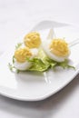 Deviled Egg Appetizer Royalty Free Stock Photo