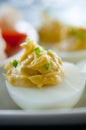 Deviled egg appetizer Royalty Free Stock Photo