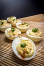 Deviled Eggs Chives Royalty Free Stock Photo