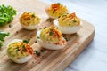 Deviled Eggs Paprika Royalty Free Stock Photo