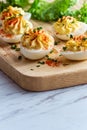 Deviled Eggs Paprika Royalty Free Stock Photo