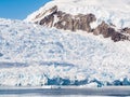 Deville glacier calving in Andvord Bay near Neko Harbor, Arctowski Peninsula, Antarctica Royalty Free Stock Photo