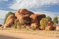 Devils Boulders, Australia Royalty Free Stock Photo