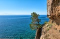 Devils bridge. Dangerous site of Great Baikal trail