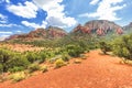 Devils bridge trailhead in Sedona, USA