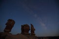 Devils Garden with Milky Way at night Grand Staircase Escalante National Monument in Utah, USA