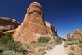 Devils Garden Trail in Arches National Park Royalty Free Stock Photo