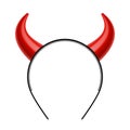 Devils horns head gear