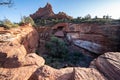 Devils Kitchen sink hole along the Solider Pass trail in Sedona Arizona Royalty Free Stock Photo