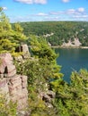 Devils Lake State Park Wisconsin Royalty Free Stock Photo