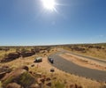 Devils Marbels national park, outback Australlia, northern territory Royalty Free Stock Photo