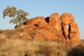 Devils marbles Royalty Free Stock Photo