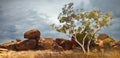 Devils marbles Australia Northern territory Royalty Free Stock Photo