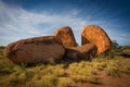the Devils Marbles Conservation Reserve Royalty Free Stock Photo