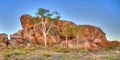 The Devils Marbles (Karlu Karlu), Northern Territory, Australia Royalty Free Stock Photo