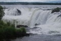 The devils mouth Iguazu waterfalls Royalty Free Stock Photo