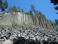 Devils Postpile Royalty Free Stock Photo