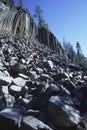 Devils Postpile National Monument in California Royalty Free Stock Photo