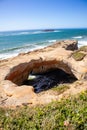 Devils Punchbowl State Natural Area, Otter Rock, Oregon in August at low tide Royalty Free Stock Photo