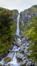 Devils Punchbowl Waterfall in New Zealand