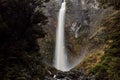 Devils Punchbowl Waterfall, South Island, New zealand.