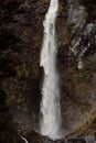 Devils Punchbowl Waterfall, South Island, New zealand. Royalty Free Stock Photo