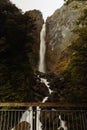 Devils Punchbowl Waterfall, South Island, New zealand. Royalty Free Stock Photo