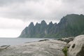 Devils Teeth, Tungeneset, Senja, Norway Royalty Free Stock Photo