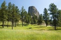 Devils Tower National Monument Royalty Free Stock Photo
