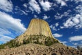 Devils Tower National Monument Royalty Free Stock Photo