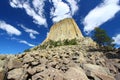 Devils Tower National Monument Royalty Free Stock Photo