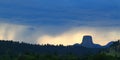 Devils Tower National Monument Royalty Free Stock Photo