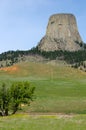 Devils Tower National Monument, Wyoming, USA Royalty Free Stock Photo