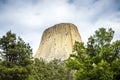 The Devils Tower National Monument Royalty Free Stock Photo