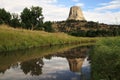 Devils Tower reflection