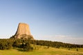 Devils tower wyoming Royalty Free Stock Photo