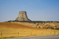 Devils Tower in northeast Wyoming Royalty Free Stock Photo