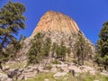 Devils Tower, Wyoming, USA Royalty Free Stock Photo