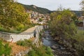 Devinska River passing through town of Devin, Smolyan Region, Bulgaria