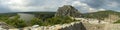 Devin castle panorama Royalty Free Stock Photo