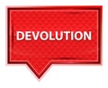 Devolution misty rose pink banner button