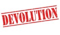 Devolution sign or stamp