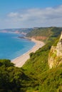 Devon beach Branscombe Royalty Free Stock Photo