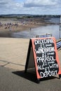 DEVON BEACH SIGN